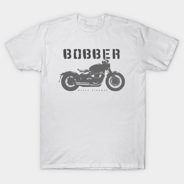 Triumph Bonneville Bobber 20, Sts T-Shirt by MessyHighway